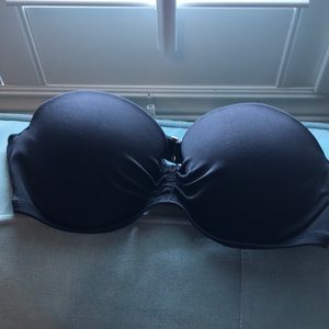Victoria Secret Strapless Black Swim Top